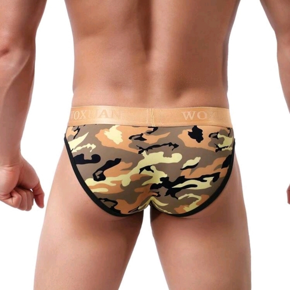 Men's Camo High Stretchy Brief - Picture 5 of 6